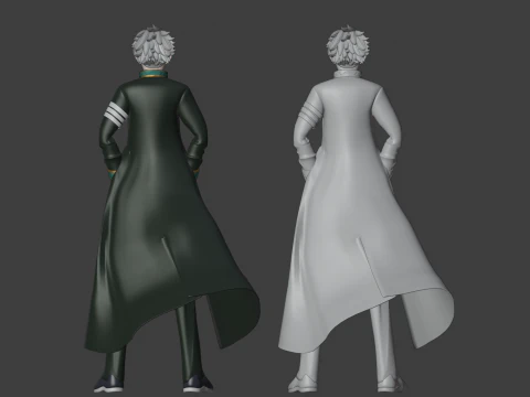 Hajime Umemiya - WIND BREAKER 3D Model