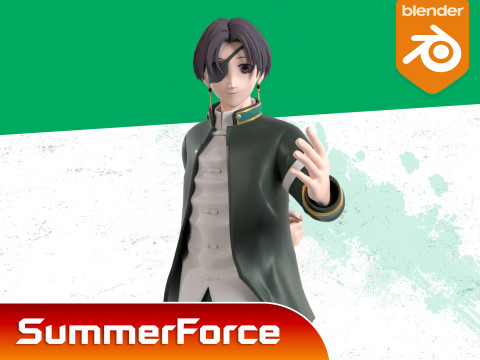 Hayato Suo - WIND BREAKER 3D मॉडल
