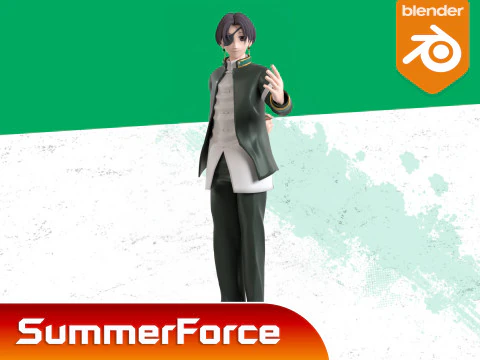 Hayato Suo - WIND BREAKER 3D Model