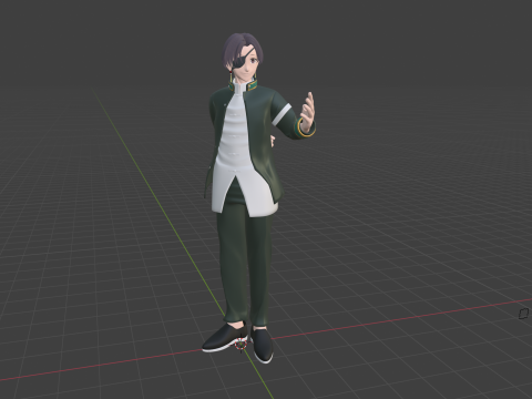 Hayato Suo - WIND BREAKER 3D मॉडल