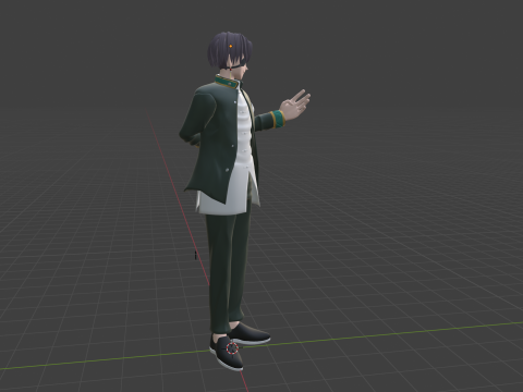 Hayato Suo - WIND BREAKER 3D मॉडल
