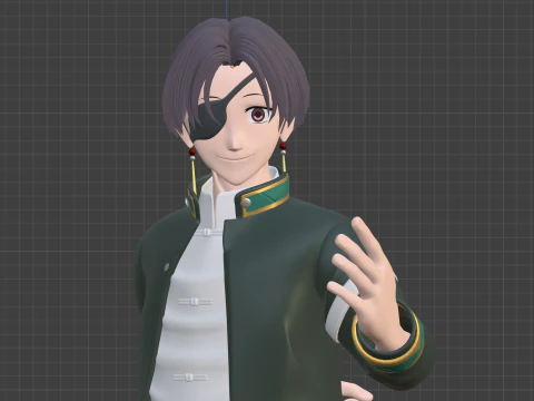 Hayato Suo - WIND BREAKER 3D Model