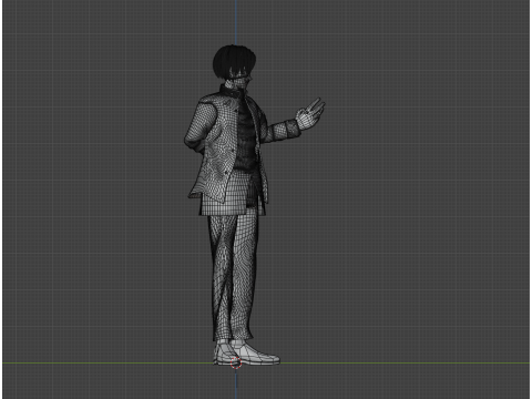 Hayato Suo - WIND BREAKER 3D मॉडल