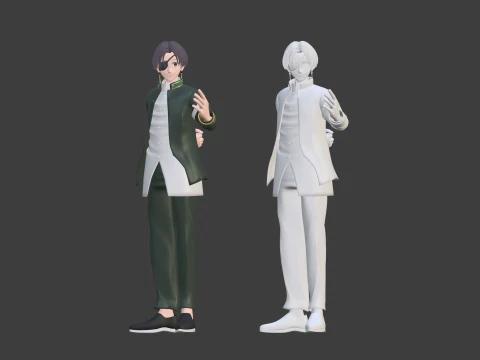 Hayato Suo - WIND BREAKER 3D Model