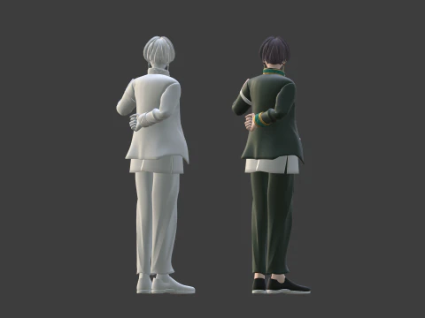 Hayato Suo - WIND BREAKER 3D Model