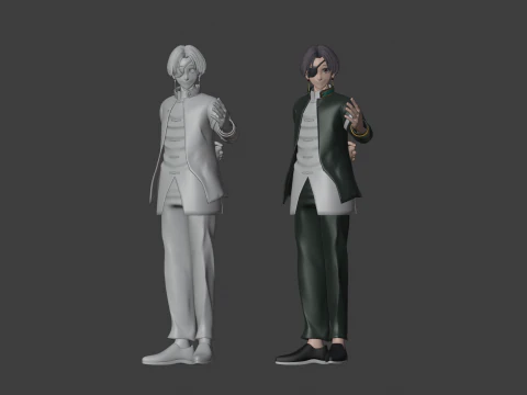 Hayato Suo - WIND BREAKER 3D Model