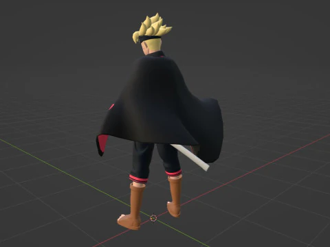 Boruto Uzumaki - Boruto Two Blue Vortex 3D Model