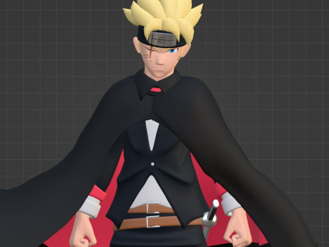 Boruto Uzumaki - Boruto Two Blue Vortex 3D 模型