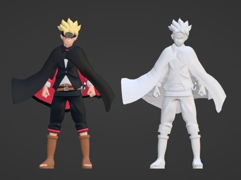 Boruto Uzumaki - Boruto Two Blue Vortex 3D 模型