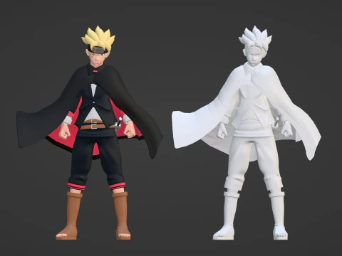Boruto Uzumaki - Boruto Two Blue Vortex 3D Model