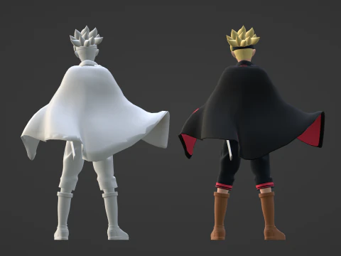 Boruto Uzumaki - Boruto Two Blue Vortex 3D Model