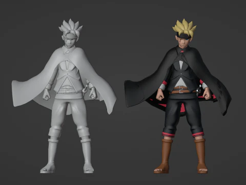 Boruto Uzumaki - Boruto Two Blue Vortex 3D Model