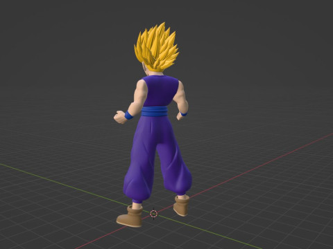 Son Gohan Super Saiyan 2 - Dragonball Z Model 3D