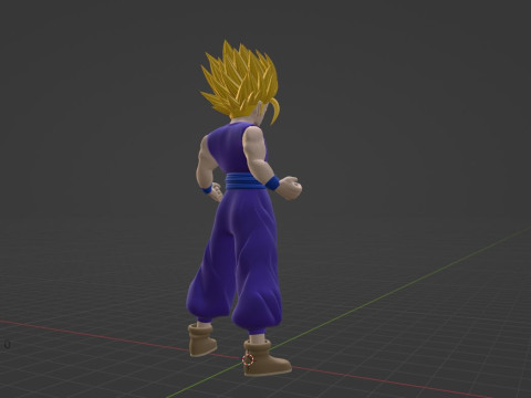 Son Gohan Super Saiyan 2 - Dragonball Z Model 3D