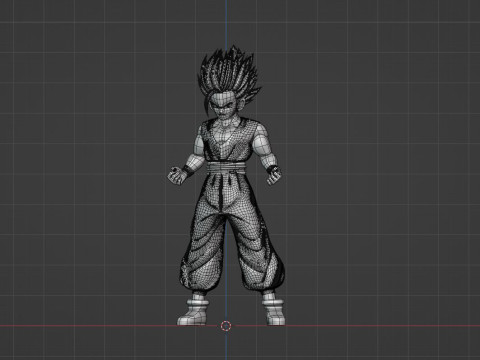 Son Gohan Super Saiyan 2 - Dragonball Z Model 3D