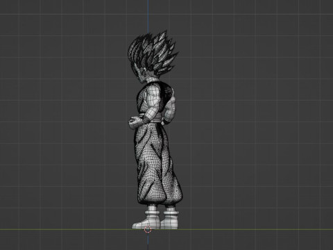 Son Gohan Super Saiyan 2 - Dragonball Z Model 3D