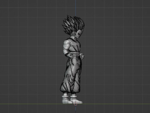 Son Gohan Super Saiyan 2 - Dragonball Z Model 3D
