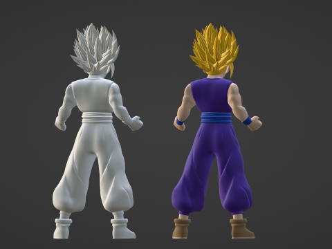 Son Gohan Super Saiyan 2 - Dragonball Z Model 3D