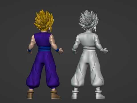 Son Gohan Super Saiyan 2 - Dragonball Z Model 3D