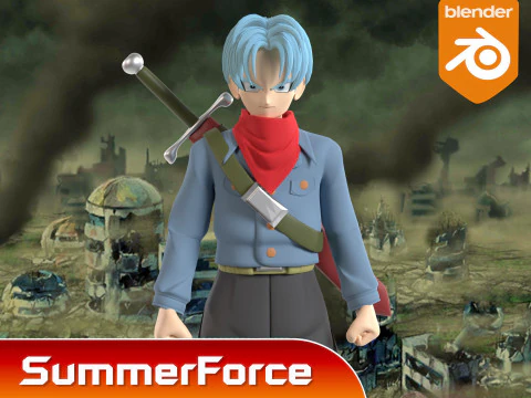 Future Trunks - Dragonball Super 3D Model