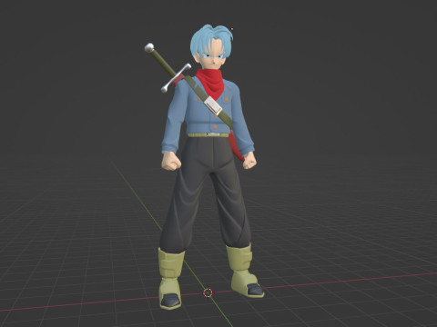 Future Trunks - Dragonball Super Model 3D