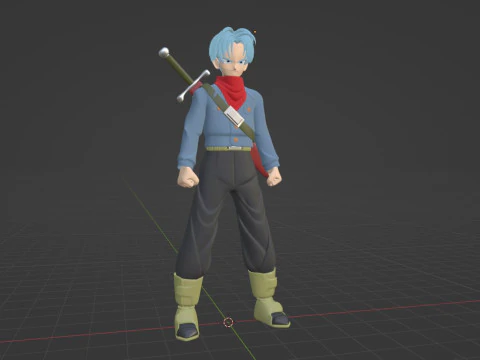 Future Trunks - Dragonball Super 3D Model