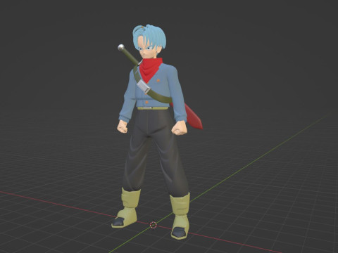 Future Trunks - Dragonball Super Model 3D