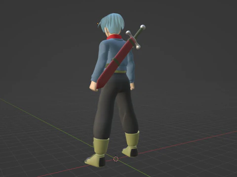 Future Trunks - Dragonball Super 3D Model
