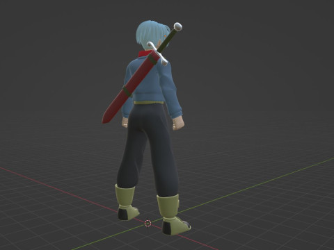 Future Trunks - Dragonball Super Model 3D