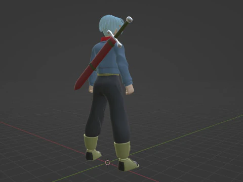 Future Trunks - Dragonball Super 3D Model