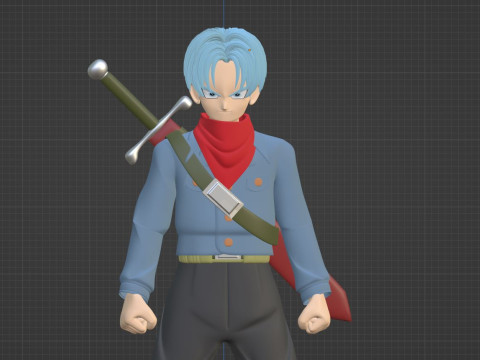 Future Trunks - Dragonball Super Model 3D