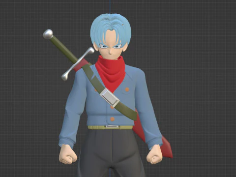 Future Trunks - Dragonball Super 3D Model
