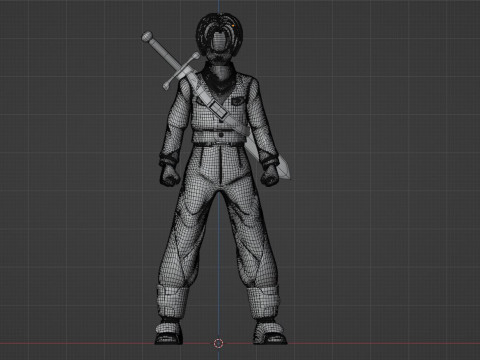 Future Trunks - Dragonball Super Model 3D