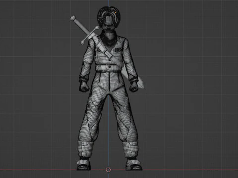 Future Trunks - Dragonball Super 3D Model