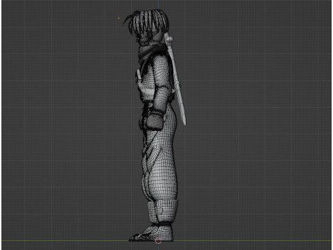 Future Trunks - Dragonball Super Model 3D