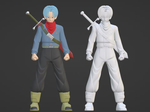 Future Trunks - Dragonball Super Model 3D