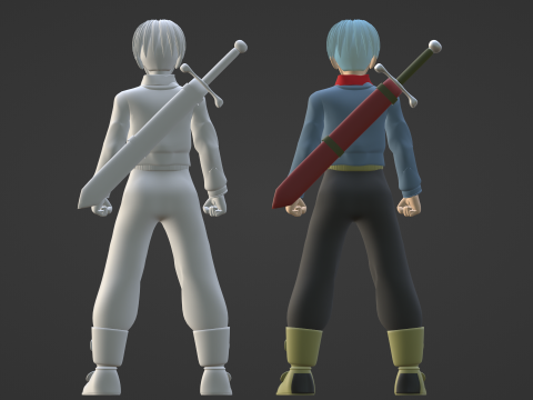 Future Trunks - Dragonball Super Model 3D