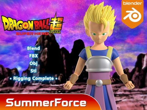 Cabba - Dragonball Super 3D Model