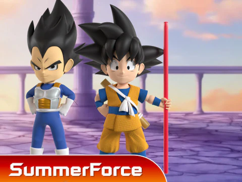 Goku Super Saiyan - Dragonball DAIMA 3D Model