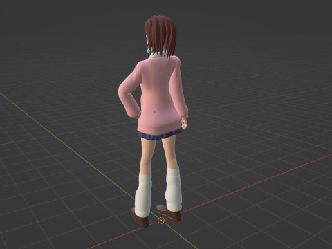Momo Ayase - Dandadan 3Dモデル