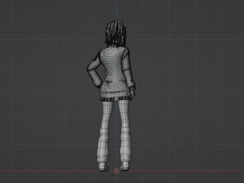 Momo Ayase - Dandadan 3D Model