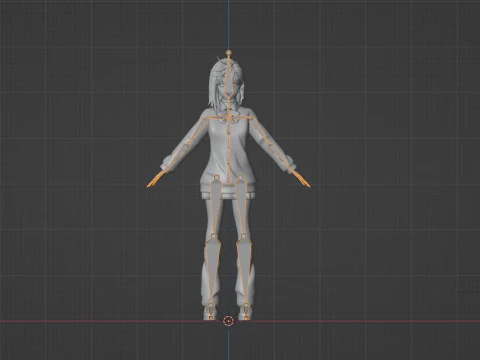 Momo Ayase - Dandadan 3D Model
