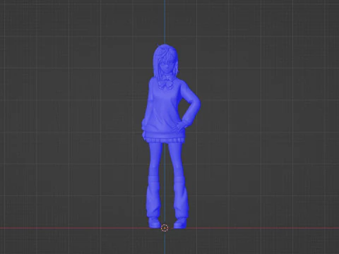 Momo Ayase - Dandadan 3D Model