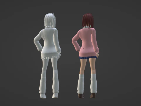 Momo Ayase - Dandadan 3D Model
