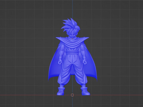 Son Gohan Super Saiyan - Dragonball Z 3D Model