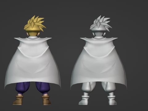 Son Gohan Super Saiyan - Dragonball Z 3D Model