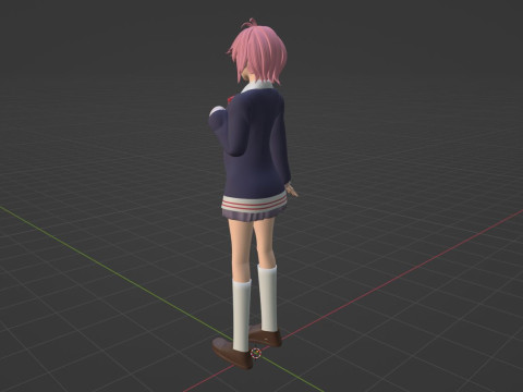 Aira Shiratori - Dandadan Model 3D