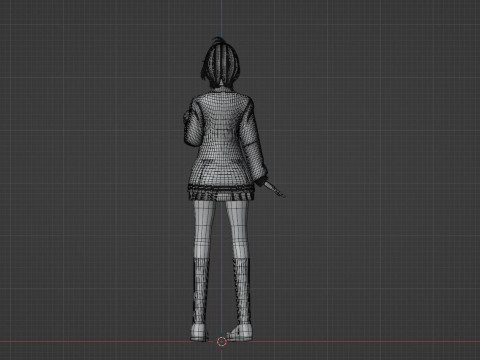 Aira Shiratori - Dandadan Model 3D