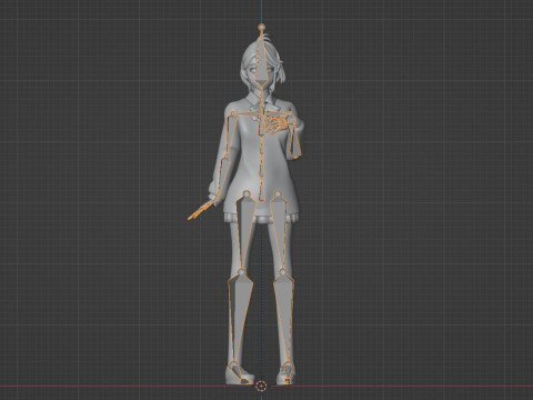 Aira Shiratori - Dandadan Model 3D