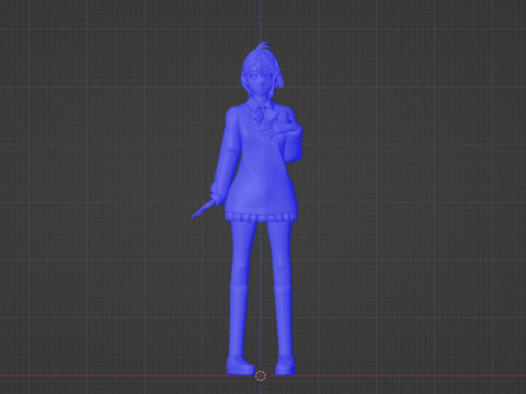 Aira Shiratori - Dandadan Model 3D